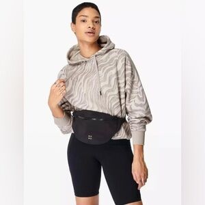 Sweaty Betty Essentials Oversized Cropped Hooded Sweatshirt Size XS